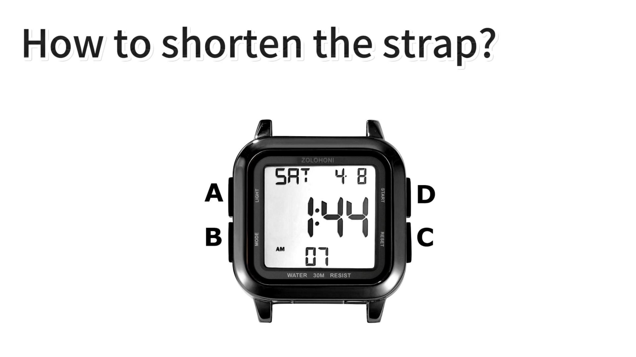 Amazon.com: zolohoni Men's Wrist Watches Stainless Steel Digital
